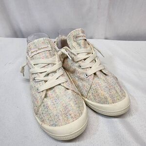Tommy Bahama ~ Dots Right Women Casual Memory Foam Lace-Up Sneakers Pastels 9